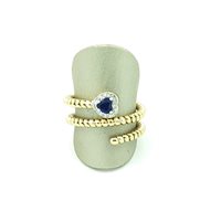 Anillo Antorà Mujer in Oro amarillo Zaffiro 0.28 Ct 19002 - 19002